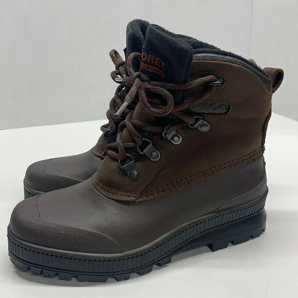 Sorel Waterproof Snow Winter Rain Boots Lace Up Brown Vintage Canada Women's 6 - Picture 6 of 8
